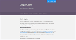 Desktop Screenshot of gregjxn.com