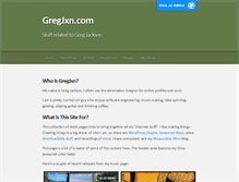 Tablet Screenshot of gregjxn.com